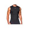 Under Armour Ärmelloses Rundhals-Kompressions-Trainingsshirt Herren-Tops Schwarz 1257469-001
