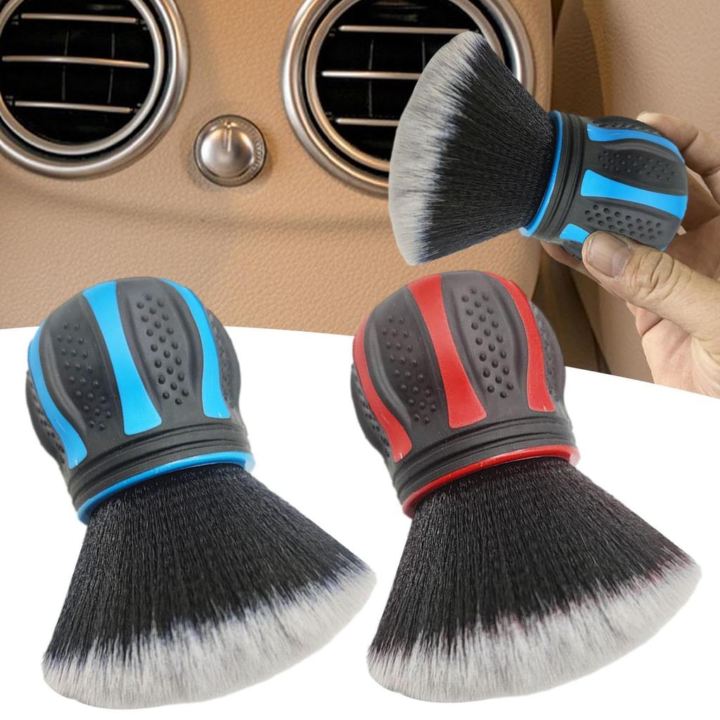 Detail Brush, Soft Car Wash Brush, Detail Brush with Storage Rack, Car Tool Interior