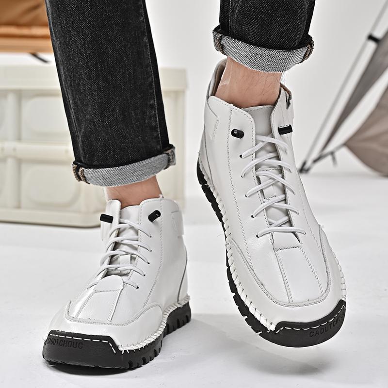 Leather Shoes Casual Sneakers Men Shoes Driving Comfortable Split Leather Shoes Men Loafers Moccasins Tooling Shoes