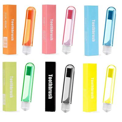Travel Portable Folding Toothbrush Super Soft Bristle Toothbrush Fold Travel Camping Hiking Outdoor Easy To Take Teethbrush