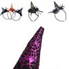 High-quality Witch Hat Headband For Cosplay And Halloween Prop Wizard Party