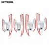 Car Accessories For Nissan Navara NP300 ST 2015- 2024 2025 Chrome Exterior Side Door Handle Bowl Cover Trim Protection Cap