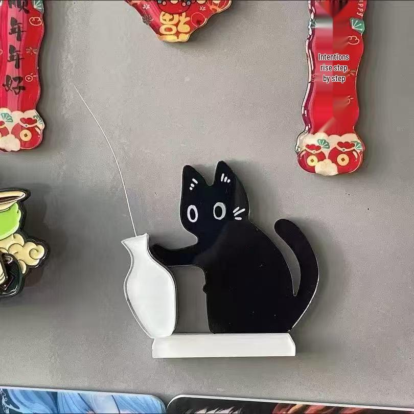 Kitten Magnet Whisker Collector & Flower Holder