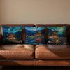 Korea Foguo Temple Cushion Cover Soft Reversible  Durable Pillow Cover  MultiScene Use for Home  Car Daily Comfort