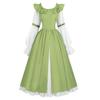 Women's Sexy Retro Halloween Gothic Suspender Hip-wrapped Gothic Sleeve Sexy Dress