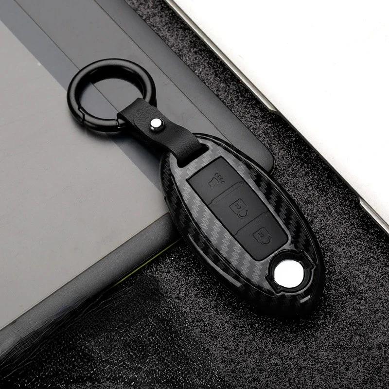 Auto-Fernschlüsseletui für Nissan Rogue XTrail T32 T31 Qashqai J11 J10 Kicks Tiida Pathfinder Murano Juke Versa Note Infiniti