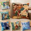 Pokemon Shiny Pokemon Anime Plush Pillow Cover Soft Short Plush Cushion Cover For Sofa Bedroom Home Decor Gift
