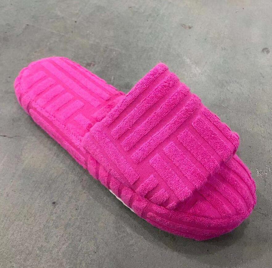 Faux Fur Home Slippers Fluffy Women'S Slippers Cozy Furry Flat Sandals Women'S Cute Slippers Shoes Women'S Indoor Flip-Flops