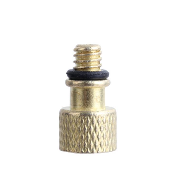 1 Set of Bike Tire Adapters Brass Presta Schrader Adapter Tools