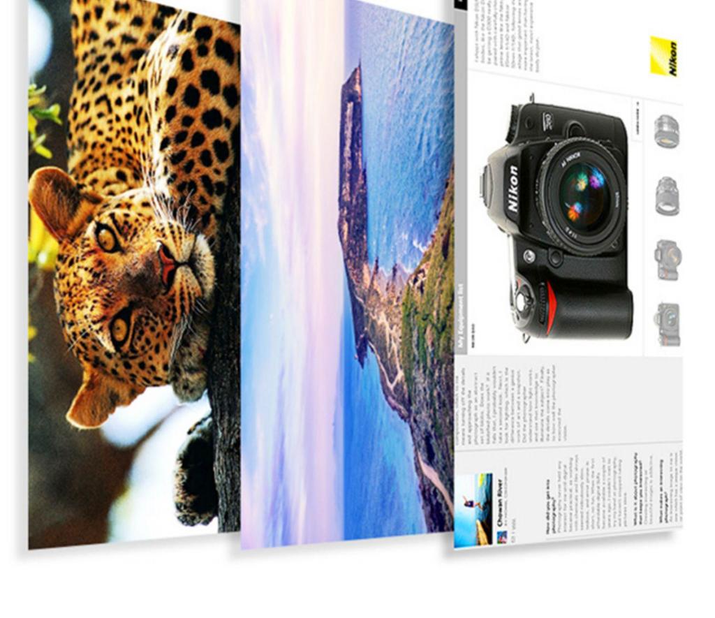 A4 160g Høyglans Dobbeltsidig Fotopapir & A3 200g Fargeblekkstråle Fotopapir