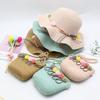 Children'S Hat Female Summer Sun Protection Princess Beach Hat Sun Hat Baby Bucket Hat Girl Straw Hat Sun Hat Basin Hat
