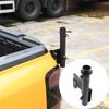 Für Ford Ranger 2026 Kohlenstoffstahl Auto Heckklappe Hintere Antennenhalterung Halter Halterung Fahnenmast Halter Ständer Auto Zubehör