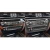 Console CD Control Panel Cover Trim For BMW X5 F15 X6 F16 2014-2017 Carbon Fiber