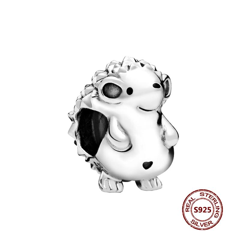 Charms camaleonte adatti a braccialetti originali alla moda in argento 925 con zircone, perlina a forma di polpo e tartaruga, ciondolo a forma di farfalla e lucciola, fai da te per realizzare gioielli