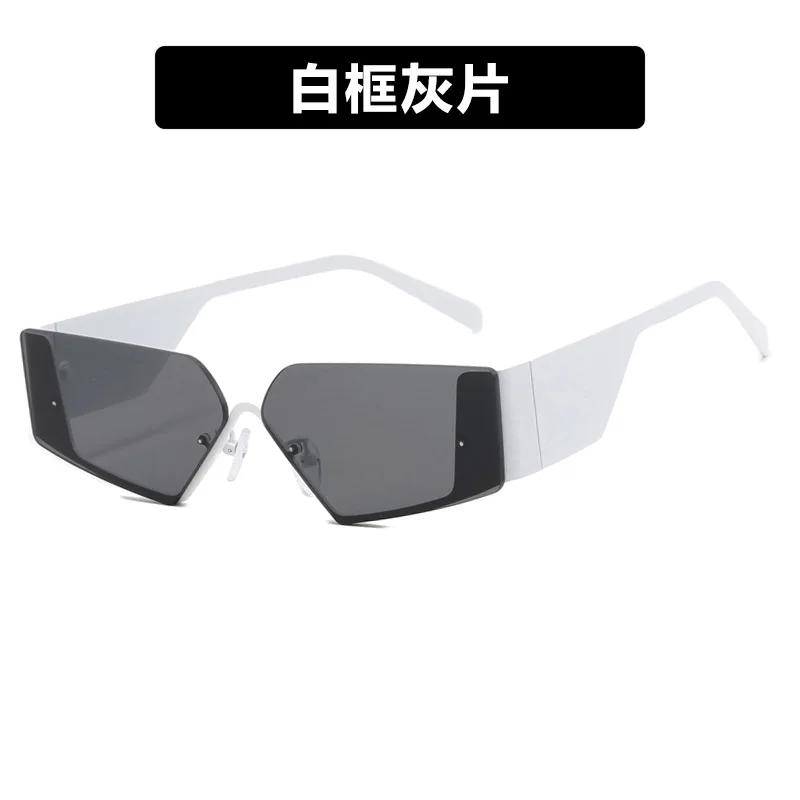Y2K Sunglasses Technological Street Photography Decorative Frameless Sunglasses Fashion Wear UV400 Alien Glasses
