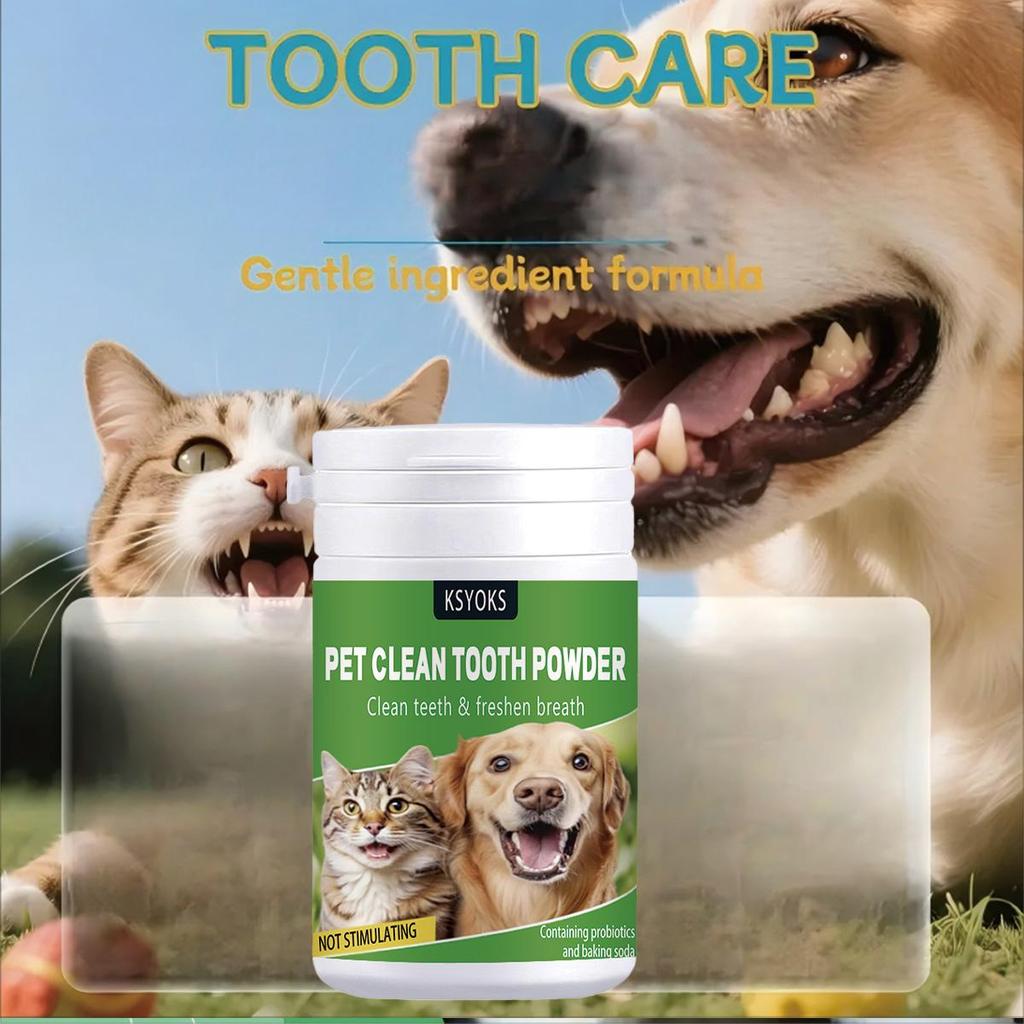 Pet Tooth Powder Can Improve Tooth Cleanliness and Provide Delicate Cleaning