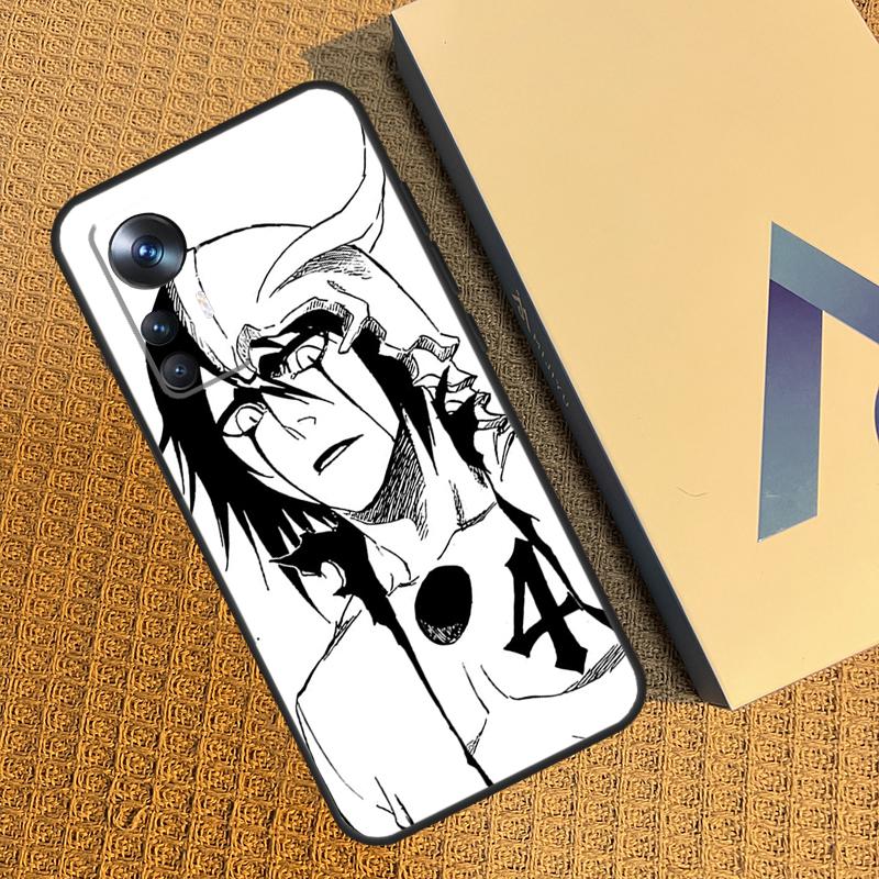 Black White Anime Bleach Case For Xiaomi 12T 11T Pro 13 11 12 Lite POCO F5 X5 Pro X3 Pro F3 M5 POCO F5 X4 F4 GT Cover