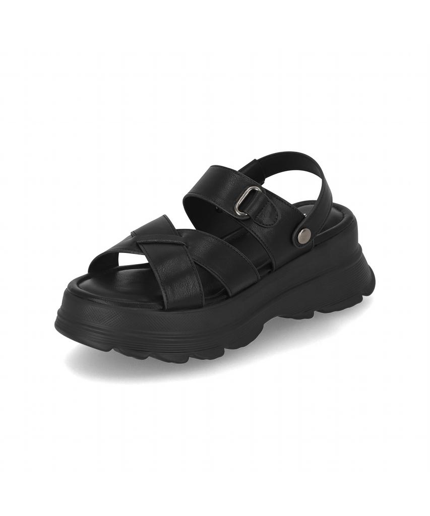 Elcanto Mazz Women'S Cross Strap Two-Way Platform Sandals 6Cm Lcww14M626