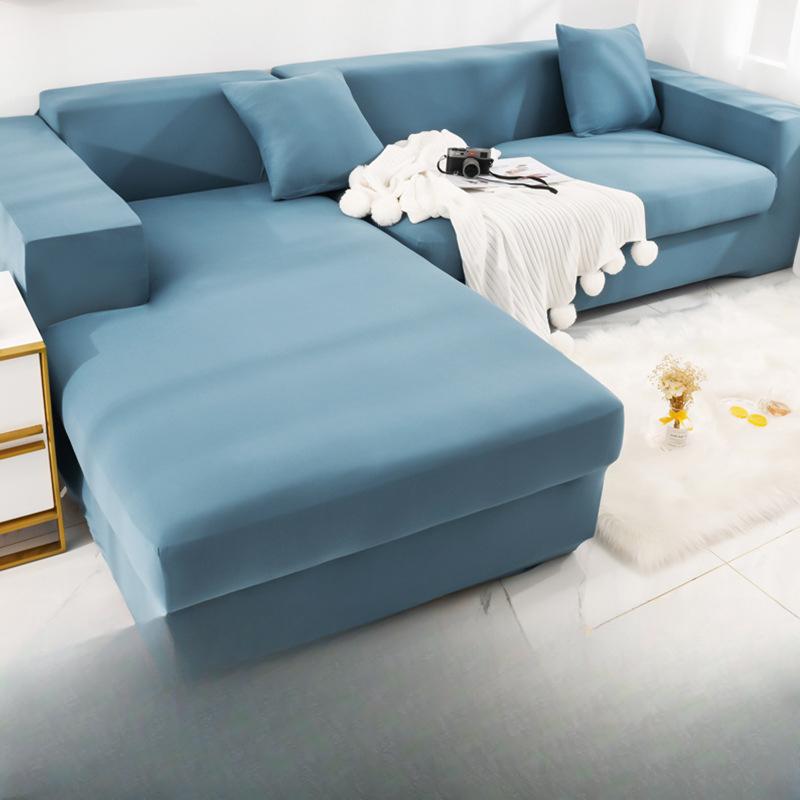 Prosty Materiał Uniwersalny Elastyczny Pełne Pokrycie Pokrowiec na Sofę Poduszka do Sofy Zestaw Cesarzowa Jednoczęściowy Pokrowiec na Sofę