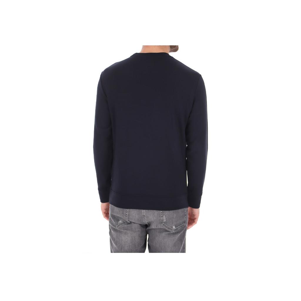 Emporio Armani Logo Print Pullover Sweatshirt Men Sweatshirts Dark-Blue 8N1MR6-1JRIZ-F904