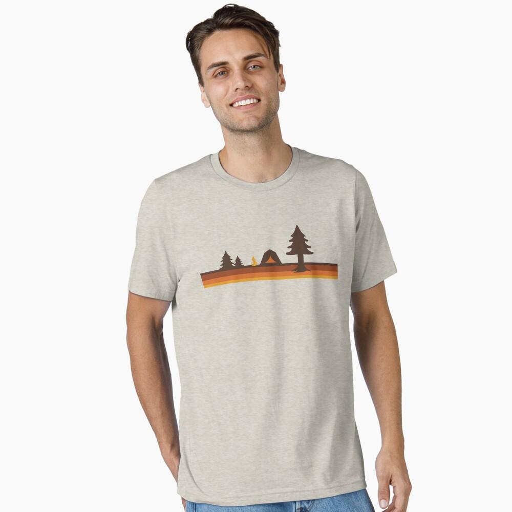 

Happy Camper Casual Tshirt Mens and Womens Luxury Brand Top M