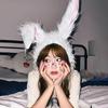 GOODCHI Rabbit Headgear, Animal Hat, Long-Haired Cap, Halloween Cosplay, Costume Accessory, Headband (White)