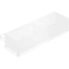Yamazaki Tower Refrigerator-Suitable Colander Bowl with Lid and Divider, White, Container: W37.5 x D11 x H8.5cm, Dishwasher-Safe, Storage Container, M