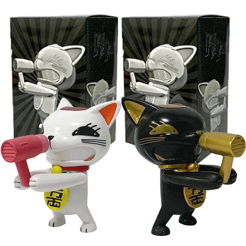 2pcs 9cm Dandadan Turbo Granny Figure Highway Granny Lucky Cat Ayase Momo Dan Da Dan Anime Action Figure Model Statue Toy Gifts