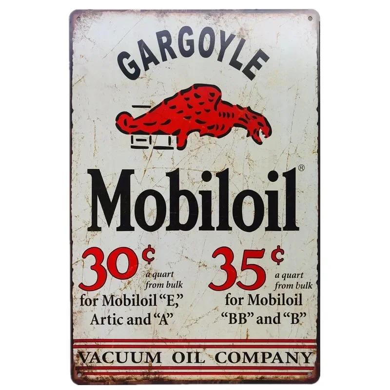 Vintage Car Gas Oil Harvest Classic Rusty Metal Sign Multi-tin Sign Garage Wall Decoration Motorcycle Repair Shop Decoration