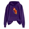Women's Fashionable Casual Long Sleeve Hooded Printed Sweatshirt