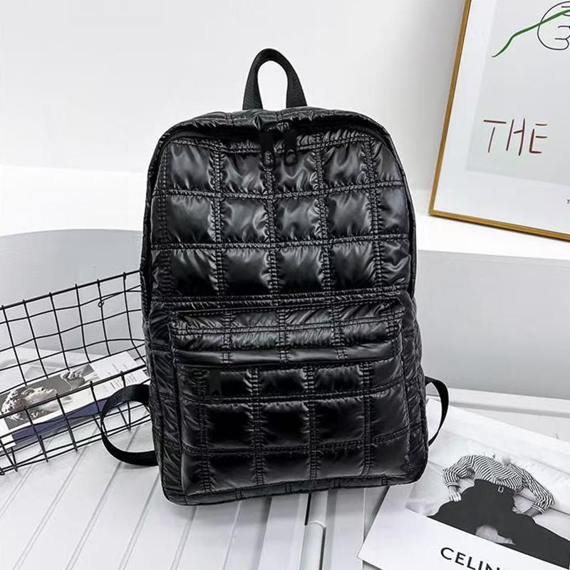 Trendy Stylish Shiny Backpack Multi-Color Adjustable-Strap Lightweight for Daily Commute Outdoor Trips Festival Gift Bag