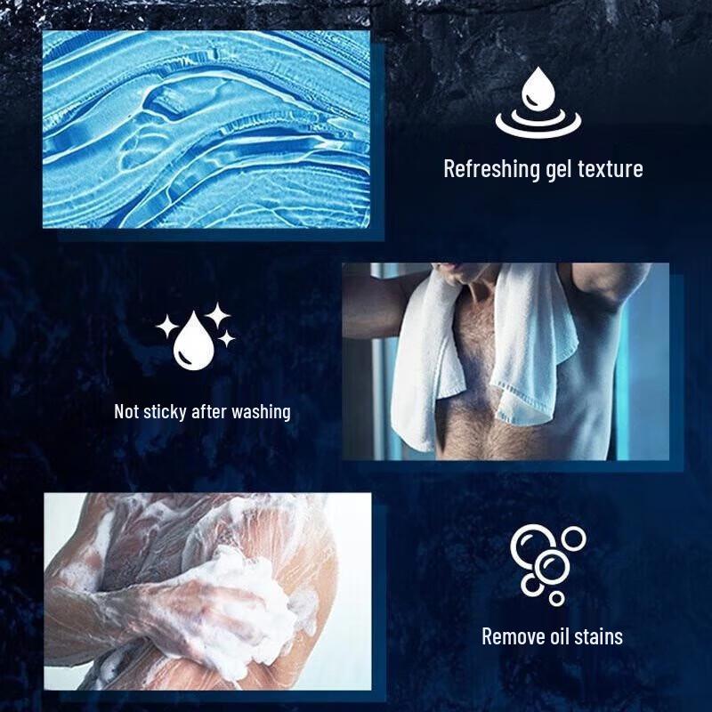 Clear Men's Oil Control Cooling Shower Gel & Shampoo Set