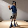 Naruto Uchiha Sasuke Anime Figure 26cm Collectible Figure Model for Home Office Decoration