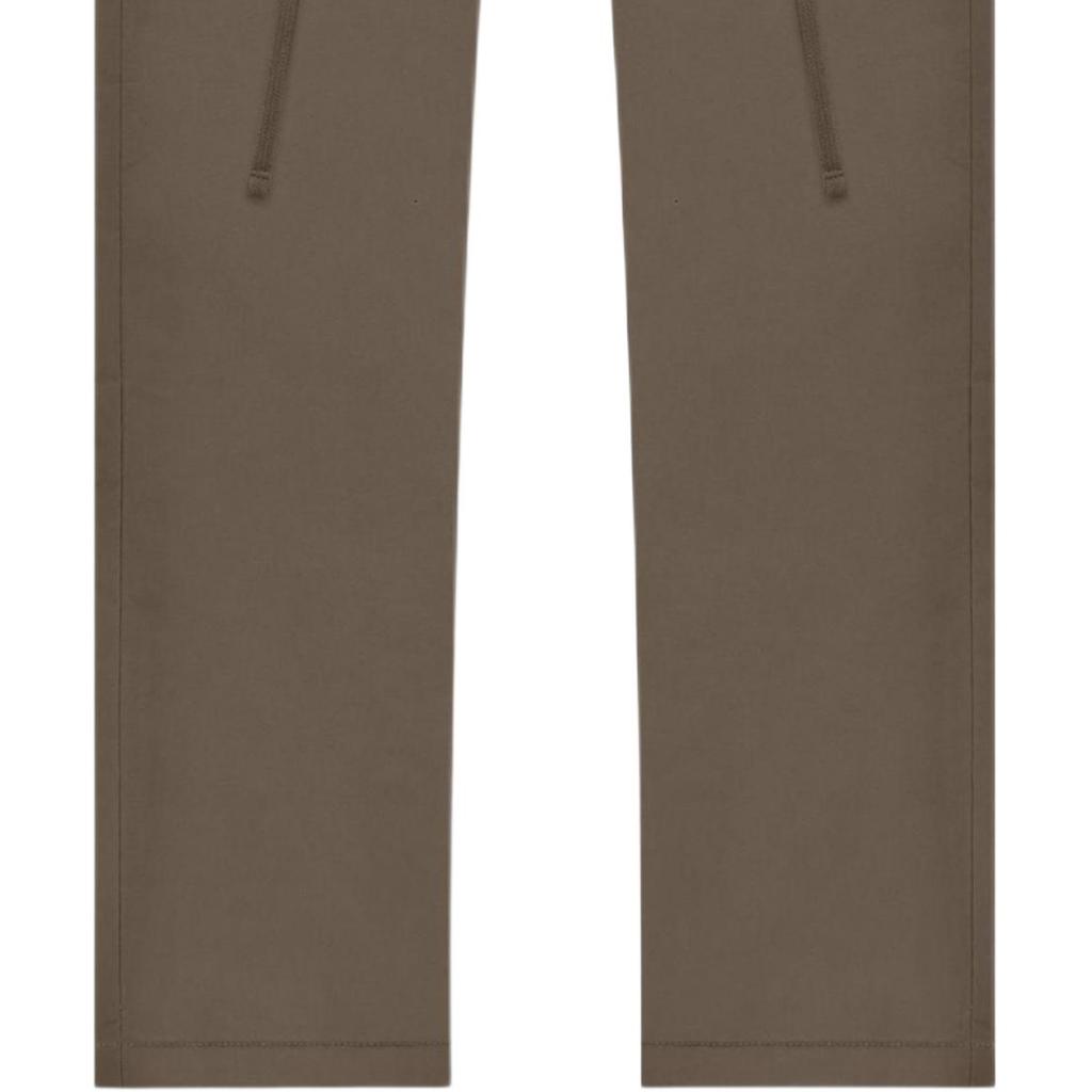 Fear Of God Essentials FW22 Relaxed Trouser Wood Logo Print Women bottoms Wood-Brown FOG-FW22-133