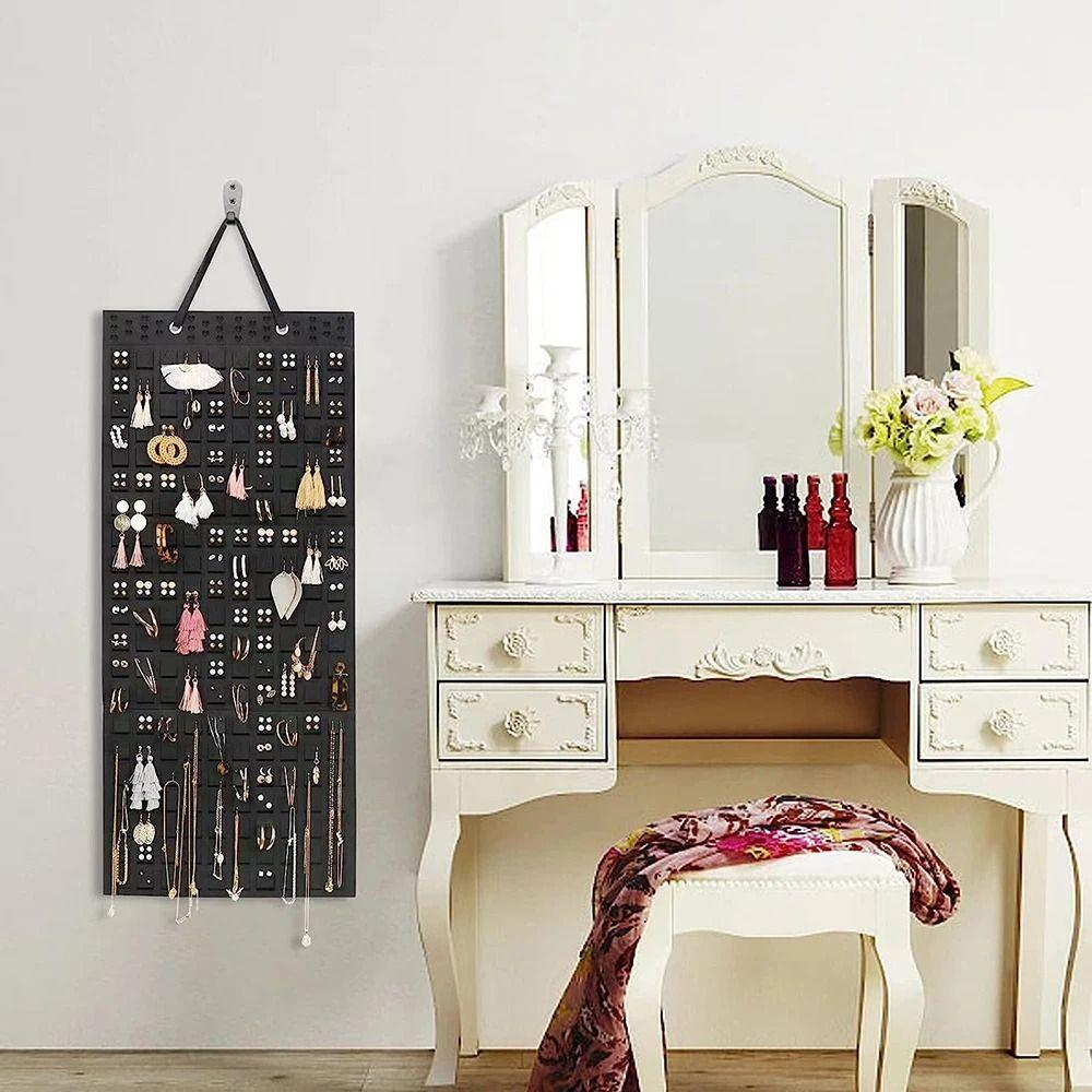Multicolor Earring Display Stand Wall Hanging Jewelry Organizer Bag  for 300 Pairs of Earrings