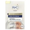 Derm Correxion®, Dual Eye Cream, Advanced Retinol & Peptides, Fragrance Free, 10 mL (0.34 Fl Oz) Each