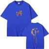 Anime Demon Slayer Rengoku Kyoujurou T Shirts Men Women Clothing Cotton Crewneck T-shirt Male Fashion Vintage Tshirt Streetwear