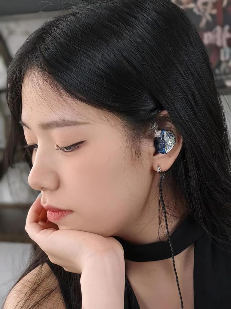 TANGZU Wan'er S.G Wired Earphones, In-Ear, Ear-Hook, High-End In-Ear Monitor with Dynamic Diaphragm, 10mm PET Dynamic Driver, Noise Cancellation,