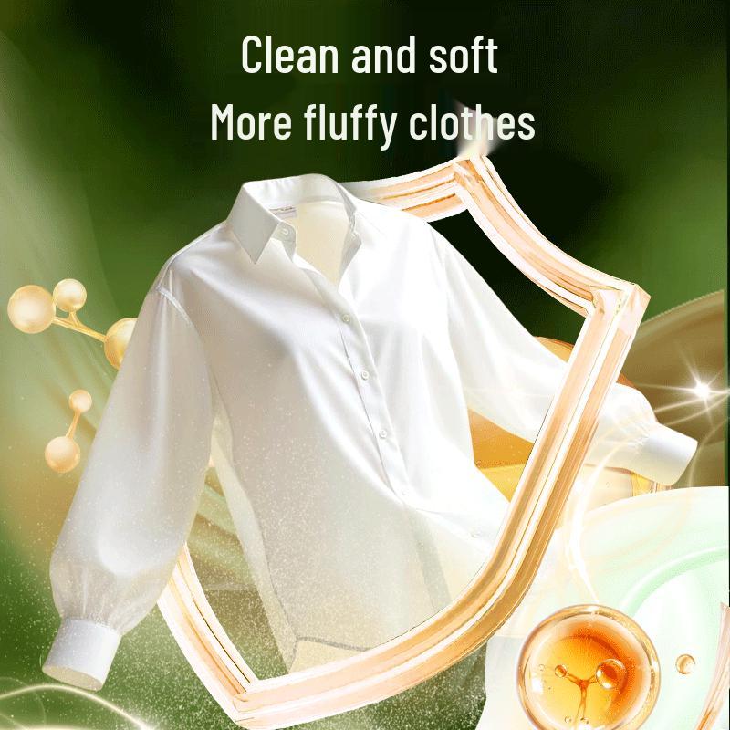 Golden Camellia Laundry Detergent Refill, 6 Jin - Long-Lasting Fragrance