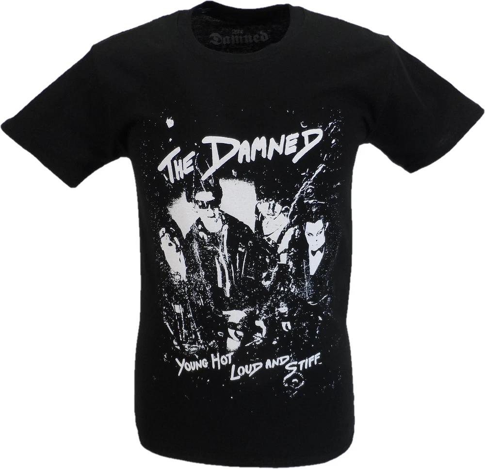 Unisexs Black Official The Damned Young Hot Loud Stiff T Shirt S