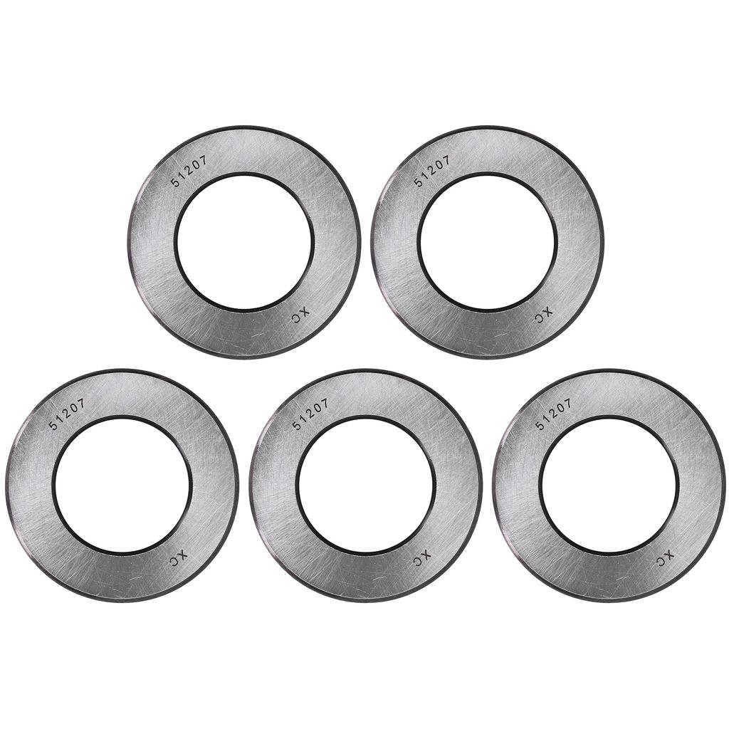 5Pcs Thrust Ball Bearings Plane Axial Thrust Balls Bearing for Crane Hooks Vertical Water