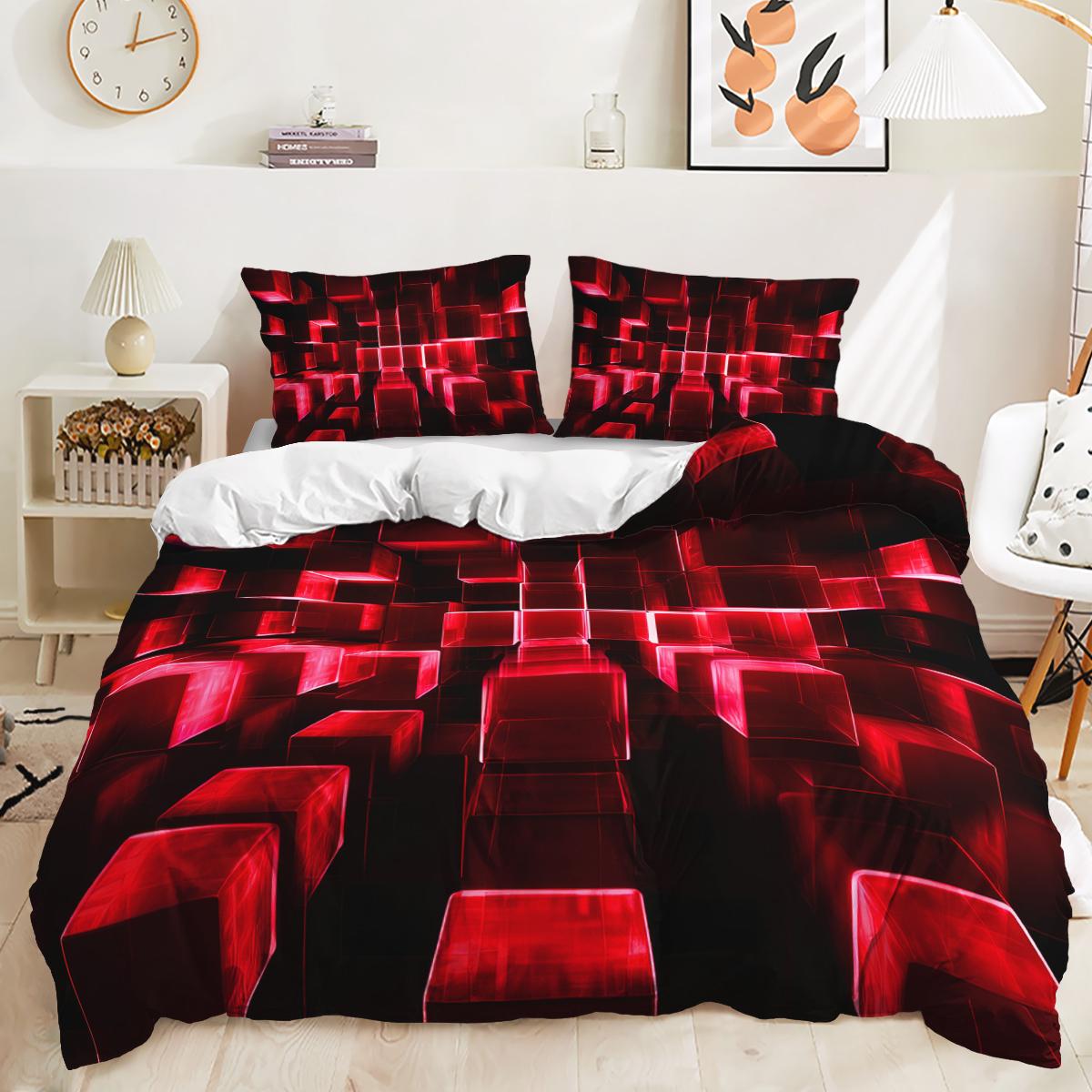 

3D Digital Printing Music Theme Duvet Cover Set Piano Note Pattern Quilt Cover Pillowcase Music Lover Bedroom Decorative Bedding 3pcs DE 135x200cm