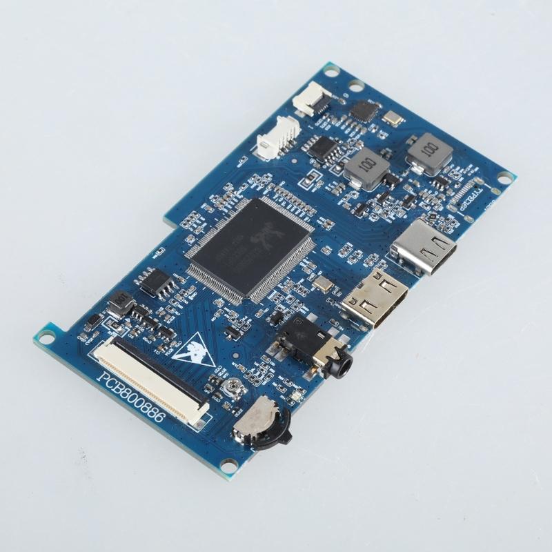 40Pin LVDS LCD Screen Driver Board LCD Display Screen Assembly Component 6pin Capacitive Touch LCD Screen Module Plate