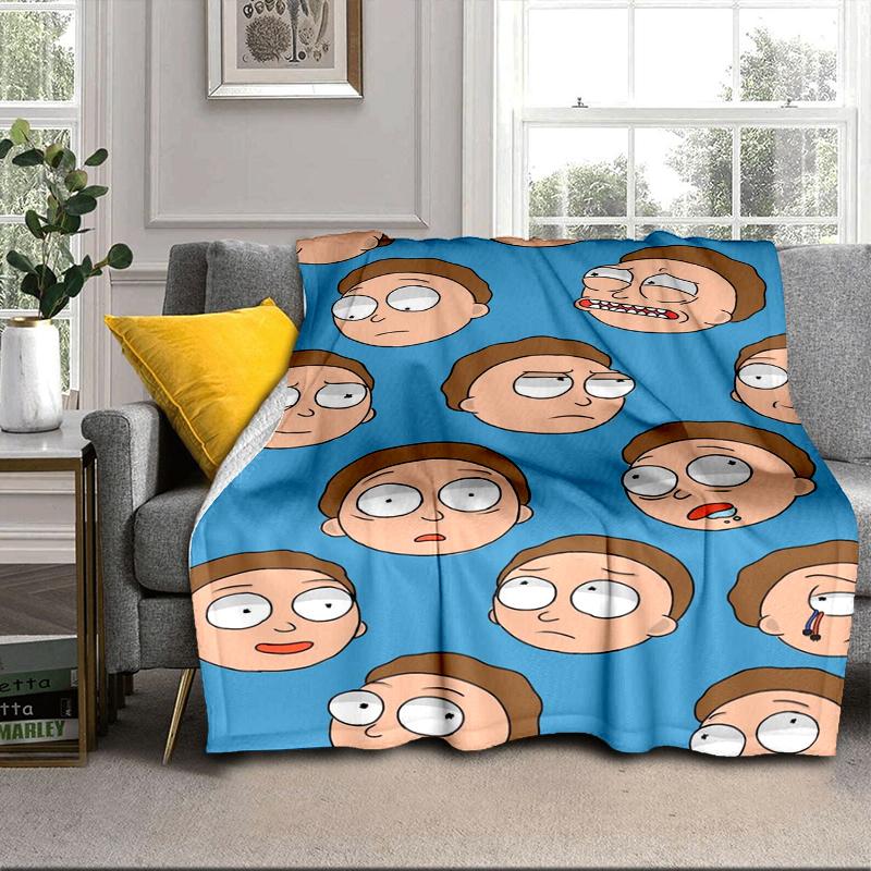 Monster Scientist Blanket Flannel Blanket for bed, sofa, Camping, Hiking, Picnic Essentials, gift for family Fan gifts