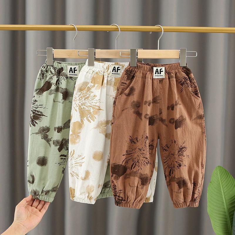 Children's Summer Mosquito Repellent Pants Girls' Thin Lantern Pants