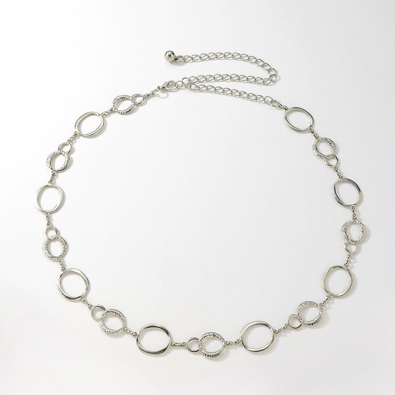 Geometric Women Alloy Waist Chain With Adjustable Lobster Clasp Accessory Summer