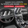 For TOYOTA LAND CRUISER 2022 2023 2024 Car Panel Film Dashboard Protective Sticker Interior Anti-Scratch Film Accessories
