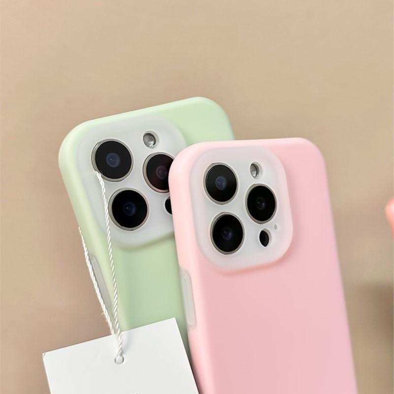 Candy Jelly Color Liquid Silicone Phone Case For iPhone 15 14 Plus 13 12 11 Pro Max Shockproof Bumper Matte Soft Cover
