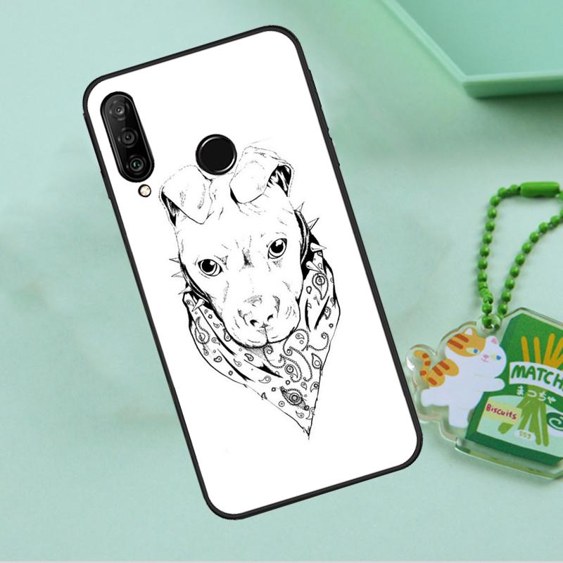 Staffy Staffordshire Bull Terrier For Huawei Nova 10 9 SE 5T 12s 12i 11i Y91 Y90 Y60 Y70 Y72 Y61 P20 P40 P30 Lite P60 Pro Case