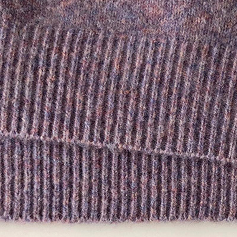 Women Autumn Winter High Neck Long Sleeve Solid Color Sweater for Ladies Loose Fashion Knitted Tops